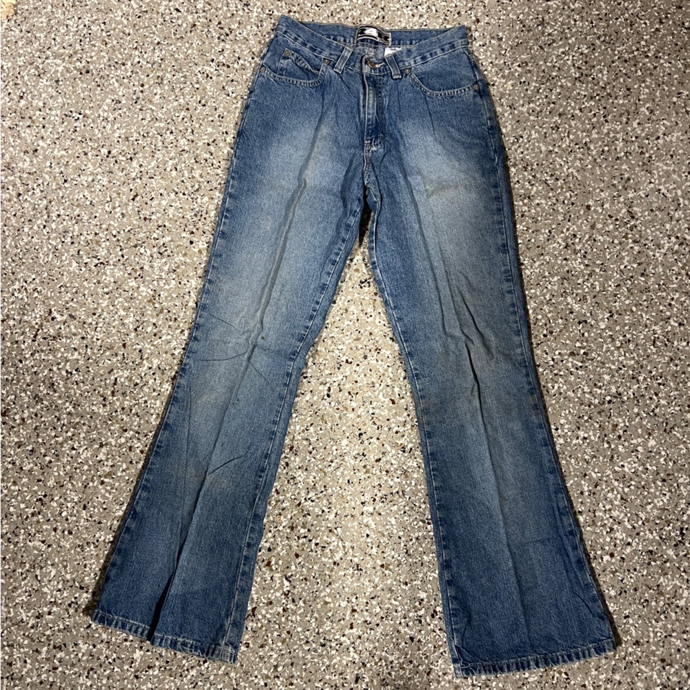Y2K Women’s Flared Rave R4R Jeans - Picture 2 of 3